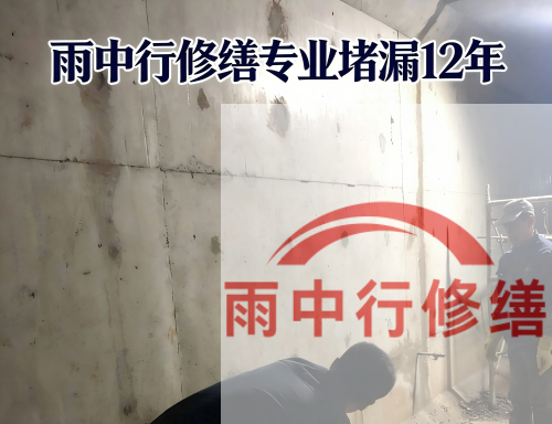 安庆某商场电梯井堵漏案例